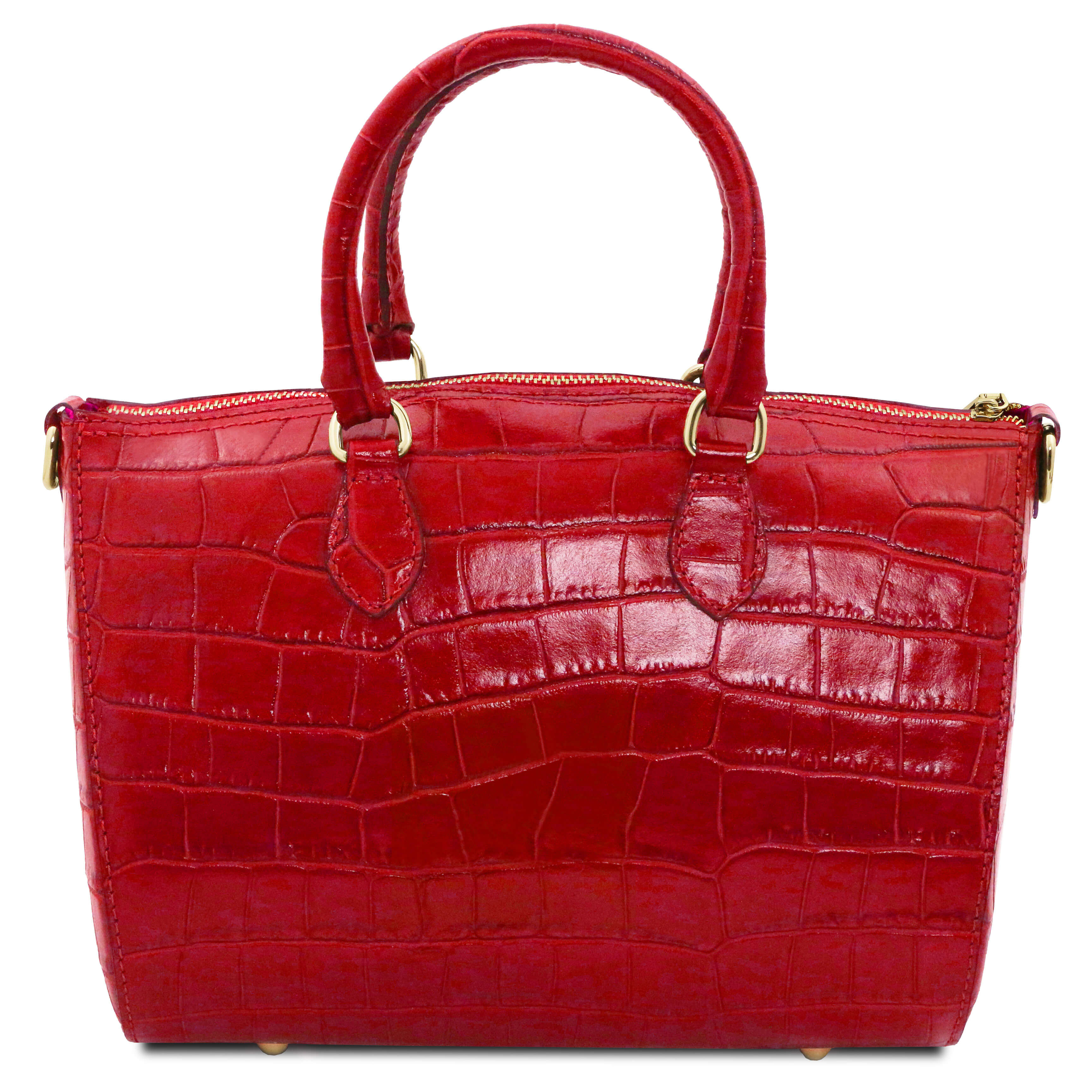 Tuscany Leather handtassen dames Layla TL142398 rood achterkant