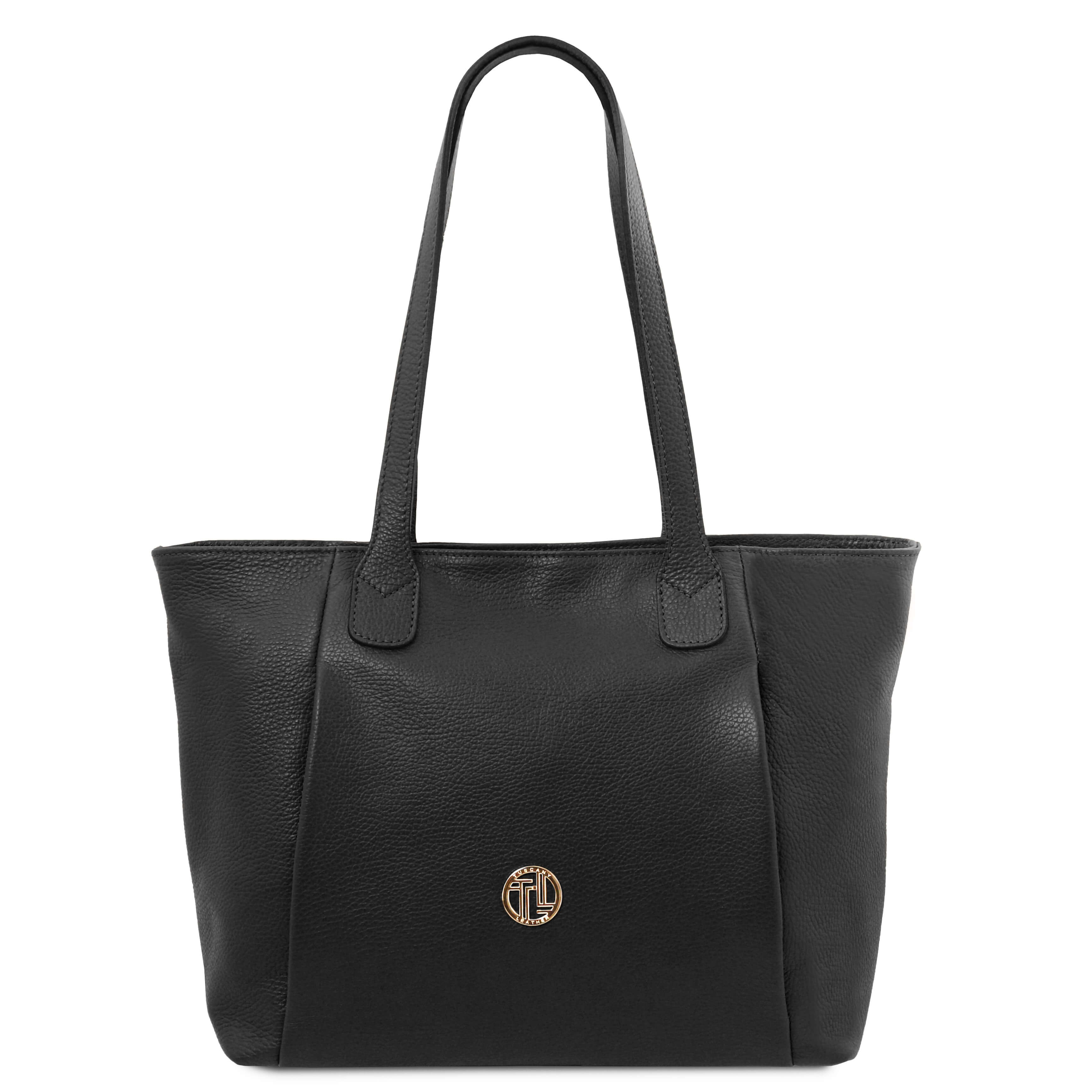 Tuscany Leather shoppers dames Blake TL142411 zwart 