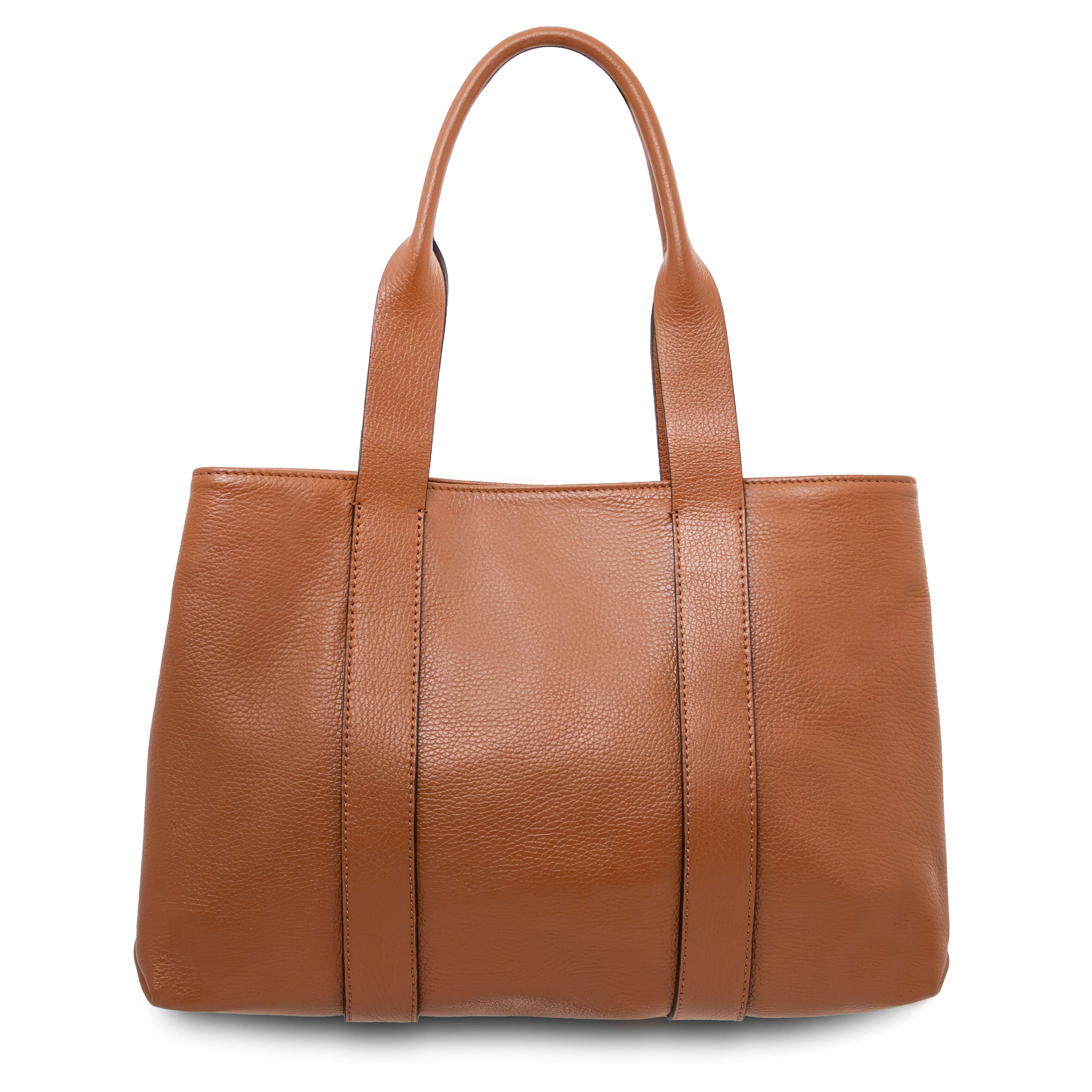 Tuscany Leather shoppers dames Callie TL142415 cognac achterkant