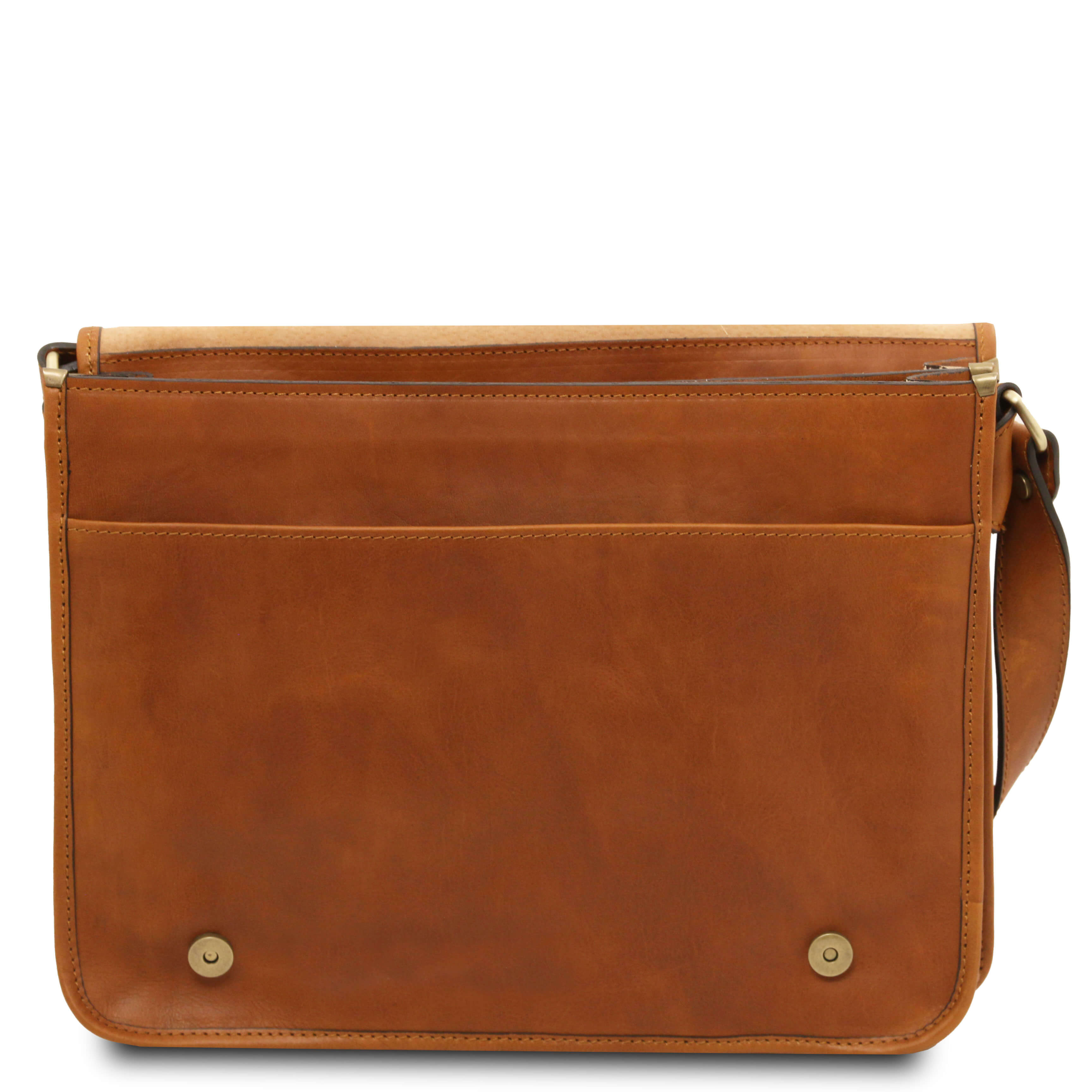 Tuscany Leather TL Messenger bags heren TL142430 natural voorvak