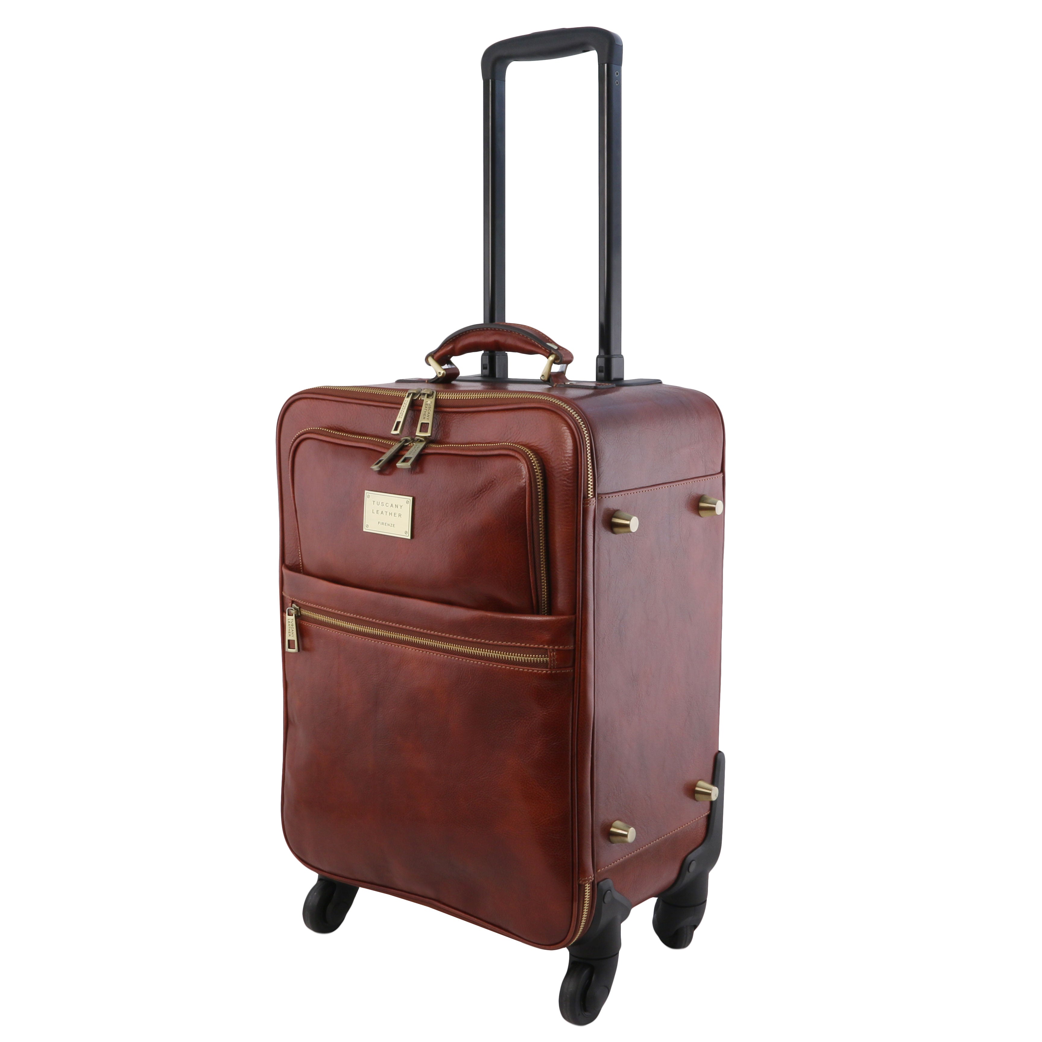 Leather trolley clearance case